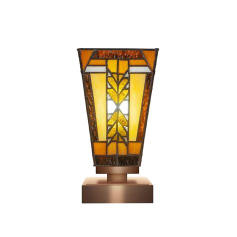 Quincy 85 In New Age Brass Accent Lamp With Glass Shade 5r2nab9864