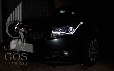 Фары Chevrolet Cruze "Audi Style Black" / Шевроле Круз - ГОС Тюнинг