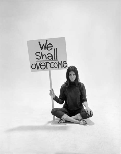 Gloria Steinem We Shall Overcome 1960 Photographic Print For Sale