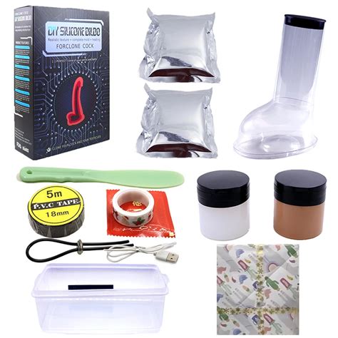 Diy Penis Casting Kit Liquid Silicone Clone Dildo Kit With Electric