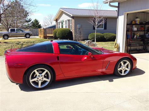 2005 Monterey Red C6 Corvette