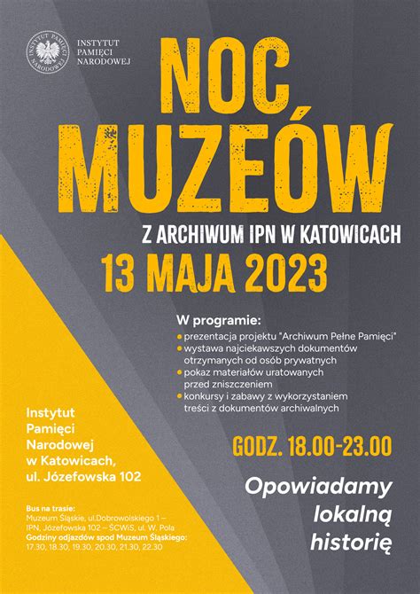 Noc Muze W Katowice Program Lista Muze W Portal Historyczny