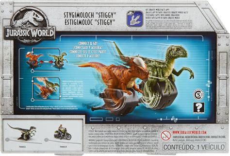 Mattel Jurassic World Rip Run Dinos Velociraptor Stygimoloch Owen