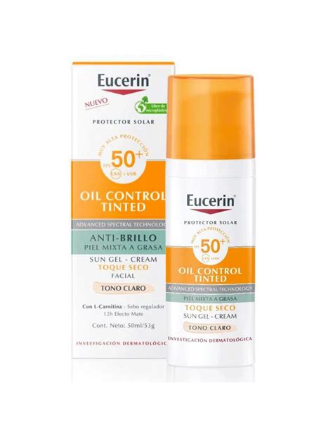 Protector Solar Oil Control Color Claro FPS 50 Eucerin