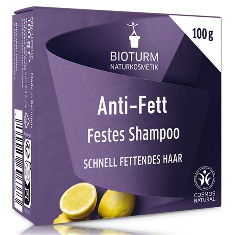 Festes Shampoo Anti Fett Bioturm Naturkosmetik