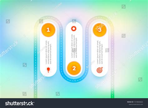 Layered Infographic Timeline Vector Roadmap Template Stock Vector ...