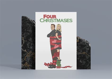 Four Christmases Printable Movie Poster Download 2000s Art Print Film ...