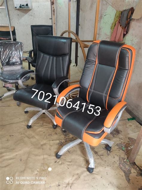 Black Rexin High Back Boss Chair Executive Chair At Rs 4500 In Mumbai