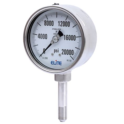 All Ss High Pressure Gauges Din Case Elite Instruments