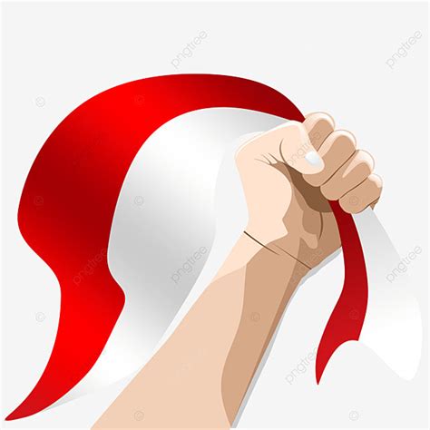Bring Clipart Png Images Indonesian Flag Bring By Hand Indonesia
