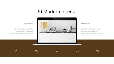 3d Modern Interior Ppt Presentation