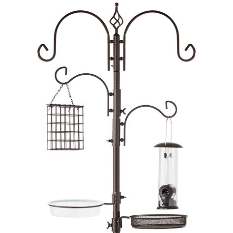 Buy Best Choice Products 91in 4 Hook Bird Feeding Station Steel Multi