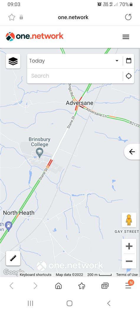 Sussex Traffic Watch On Twitter A At Adversane Road Remains Closed