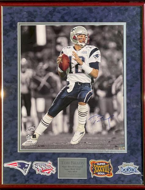 TOM BRADY AUTOGRAPHED PIECE | Fundly