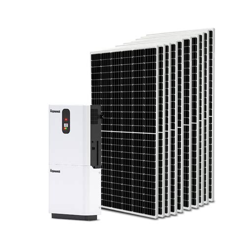 Kit photovoltaïque 5 KW en batterie LiFePO4 6000 cycles Onduleur 5kw