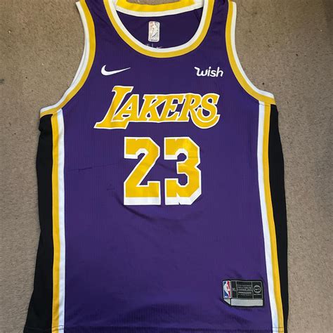 LA Lakers Lebron James Purple Jersey Few loose... - Depop