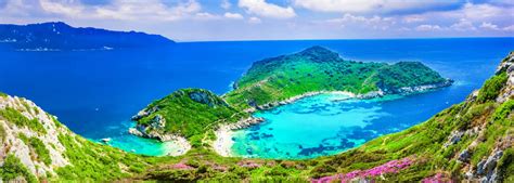 Download Breathtaking View Of A Beautiful Greek Island Wallpaper