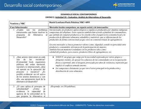 Uni2 Act10 Ana Alt Des Taller Evaluativo 10 DESARROLLO SOCIAL