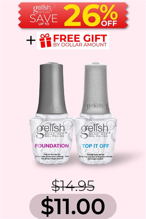 Gelish Base And Top Coat Dtk Nail Supply