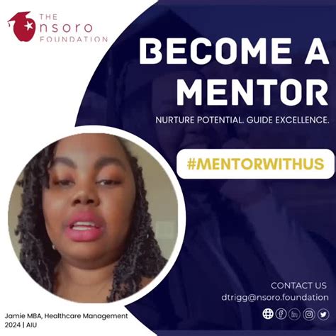 The Nsoro Foundation On Linkedin Mentorshipmatters Empoweringyouth