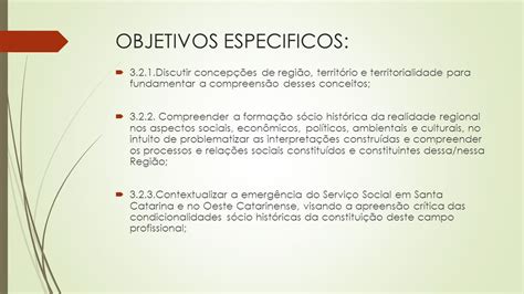 Quais Os Objetivos Espec Ficos Da Disciplina De Servi O Social E