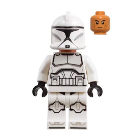 LEGO Star Wars Phase 1 Regular Trooper Printed Legs Nougat Head