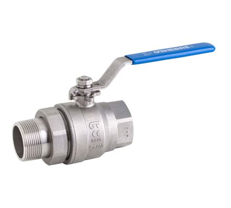 GENEBRE Full Bore Ball Valve With 2 Pieces Connector Full Bore Ball