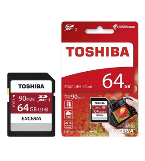 Toshiba Exceria SDXC 64GB 90MB S