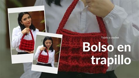 Bolso Cartera En Trapillo Tutorial De Crochet Para Principiantes