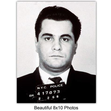 Mafia Mobsters Mugshot Poster Set 8x10 Vintage Gangster Wiseguy