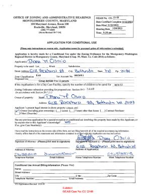 Fillable Online CONDITIONAL USE And CONDITIONAL Fax Email Print