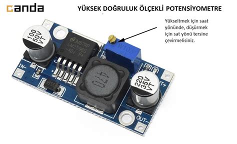 LM2596 3A DC DC Voltaj Düşürücü Step Down Modül