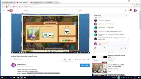 Animal Jam Giveaway Every 3 Subs Youtube