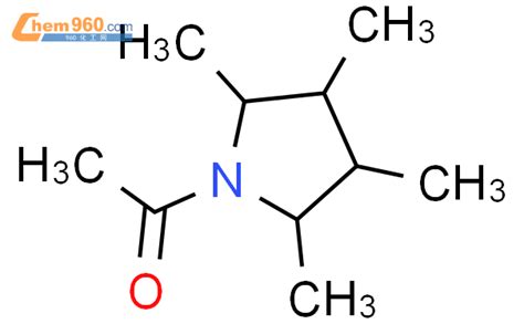 120893 00 79ci 1 乙酰基 2345 四甲基吡咯烷化学式、结构式、分子式、mol 960化工网