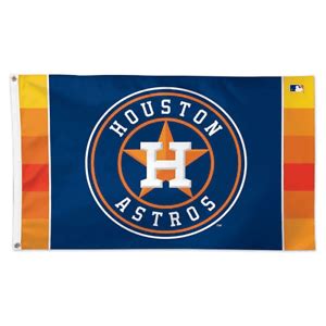 HOUSTON ASTROS RAINBOW LOGO 3'X5' DELUXE FLAG BRAND NEW WINCRAFT ...