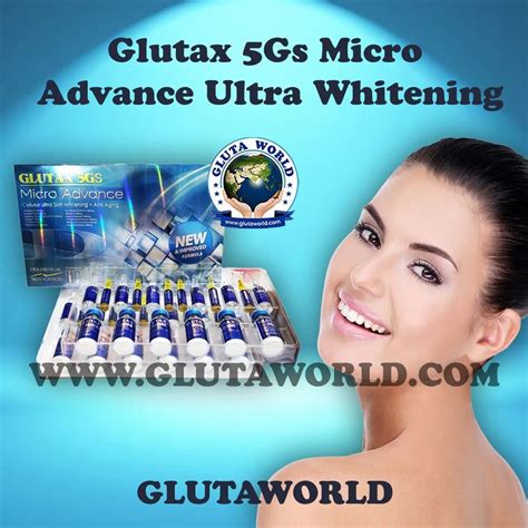 Glutathione Glutax Gs Micro Advance For Skin Whitening Packaging