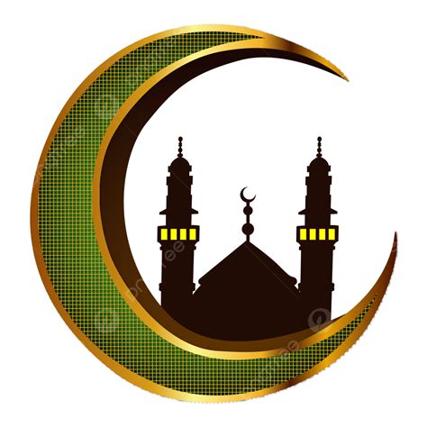 3d Ramadan Kareem Moon And Lantern Islamic Greeting Eid Al Fitr