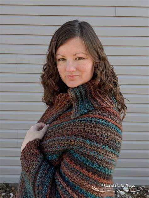 Sarah’s Perfect Poncho Free Crochet Pattern · I Need It Crochet Designs