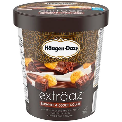 H Agen Dazs Extr Az Ice Cream Brownie Cookie Dough Ml Cookie