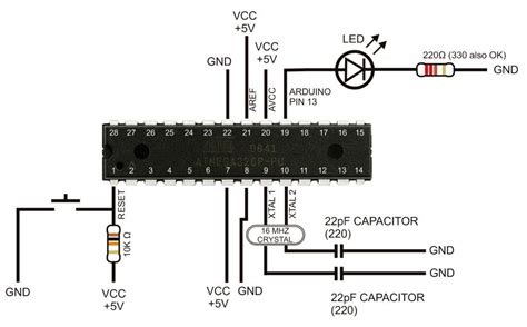 Arduino on a breadboard | Arduino, Arduino projects, Arduino sensors