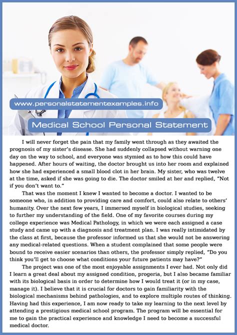 Using Medical School Personal Statement Examples | Personal Statement ...