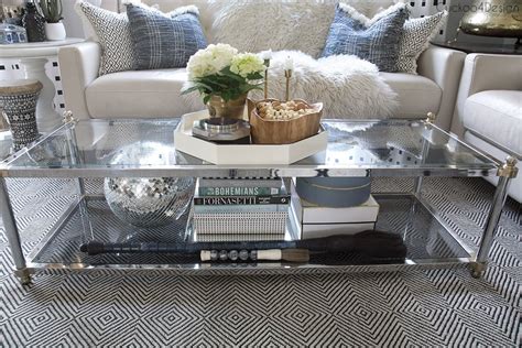 Ideas For Decorating Glass Coffee Table