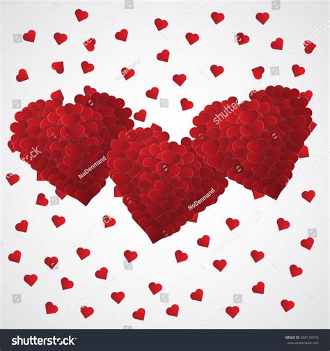 heart  hearts isolated  white stock vector royalty