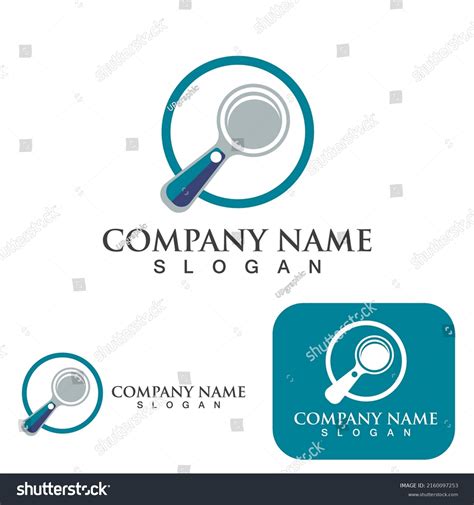 Magnifying Glass Logo Symbol Stock Vector Royalty Free 2160097253 Shutterstock