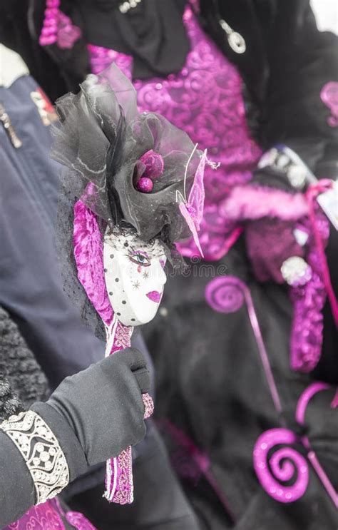 Costume Detail Annecy Venetian Carnival 2013 Editorial Stock Image