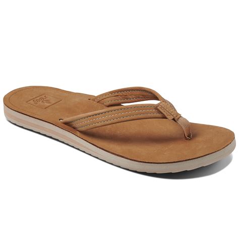 Reef Women's Reef Voyage Lite Leather Flip Flops - Sun & Ski Sports