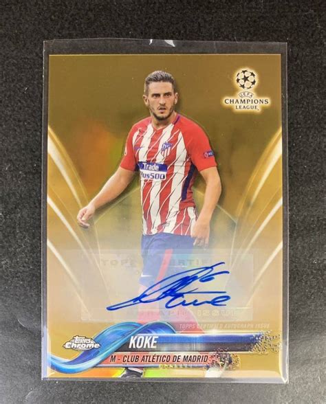 Yahoo Topps Chrome Soccer Koke Atletico De