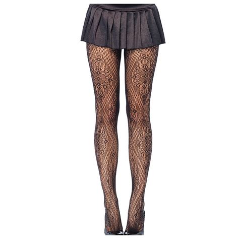 COLLANT CALZE FANTASIA GEOMETRICA INTIMO DONNA LINGERIE RETE RICAMATO