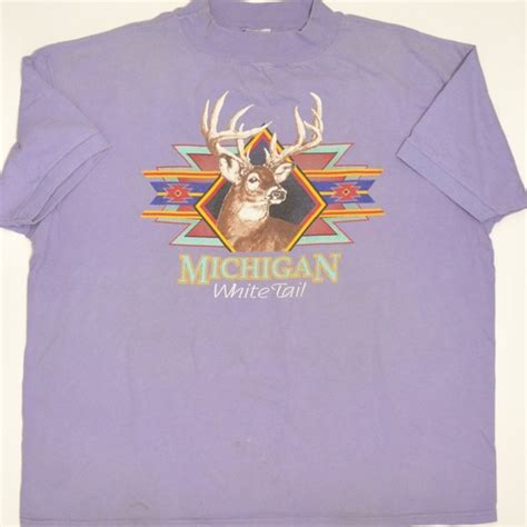 Vintage Shirts Vintage White Tail Deer Tourist Shirt 9s Vtg Poshmark