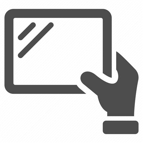 Hand Tablet Technology Touchscreen Icon Download On Iconfinder